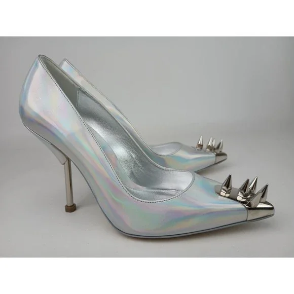 Alexander McQueen | Shoes | Alexander Mcqueen Womens Silver